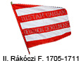II. Rákóczi Ferenc zászló